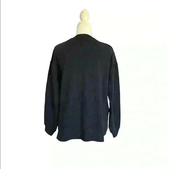 Wildfox NWT Navy Blue Statement Sweatshirt Size S - Picture 3 of 8
